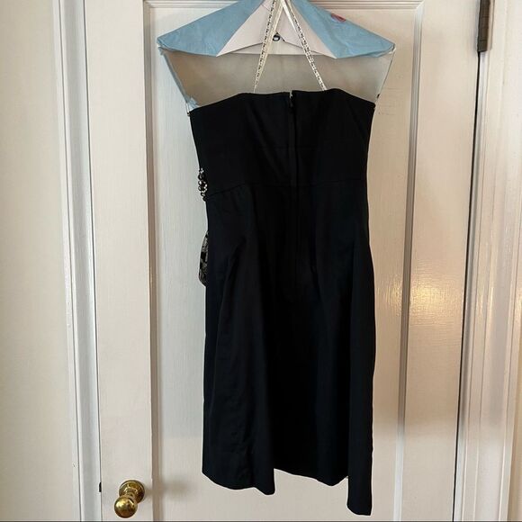 Lilly Pulitzer Crystal Late Night Toile Embellished Strapless Dress - Picture 7 of 11